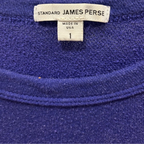JAMES PERSE Vintage Sweatshirt, Supina Cotton, 3/4 Sleeve, Size 1, Excellent Con - Picture 4 of 10